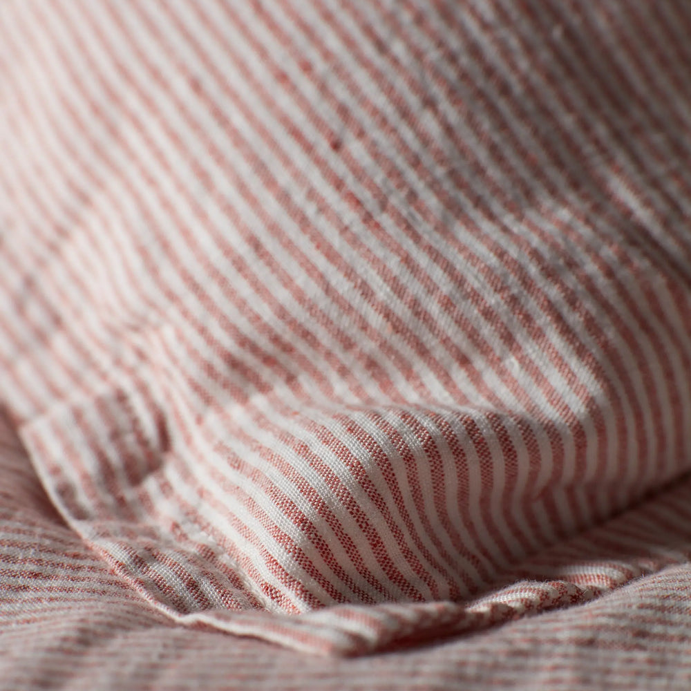 Spice Sid Stripe 100% Linen Pillowcase The Secret Linen Store
