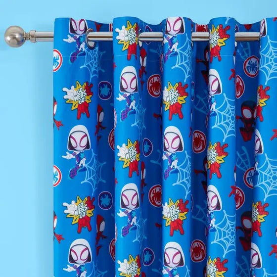 Spidey and His Amazing Friends Blackout Eyelet Curtains Dunelm