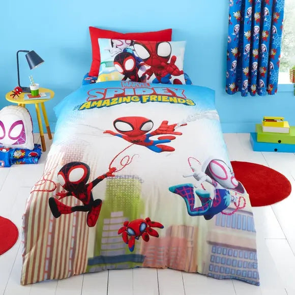 Spidey and His Amazing Friends Duvet Cover and Pillowcase Set Dunelm