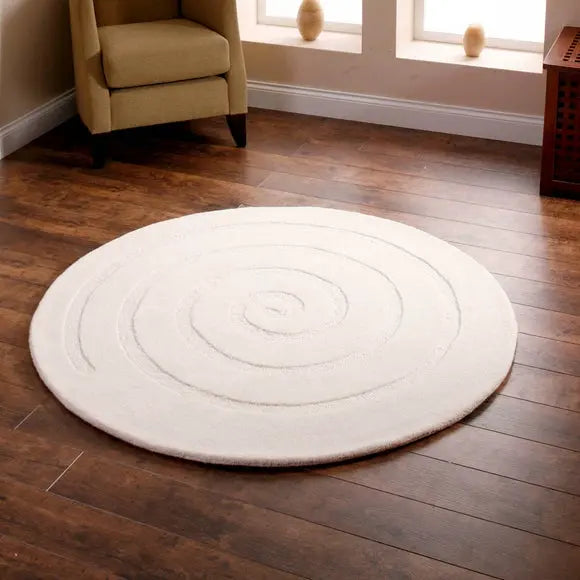 Spiral Round Rug Dunelm