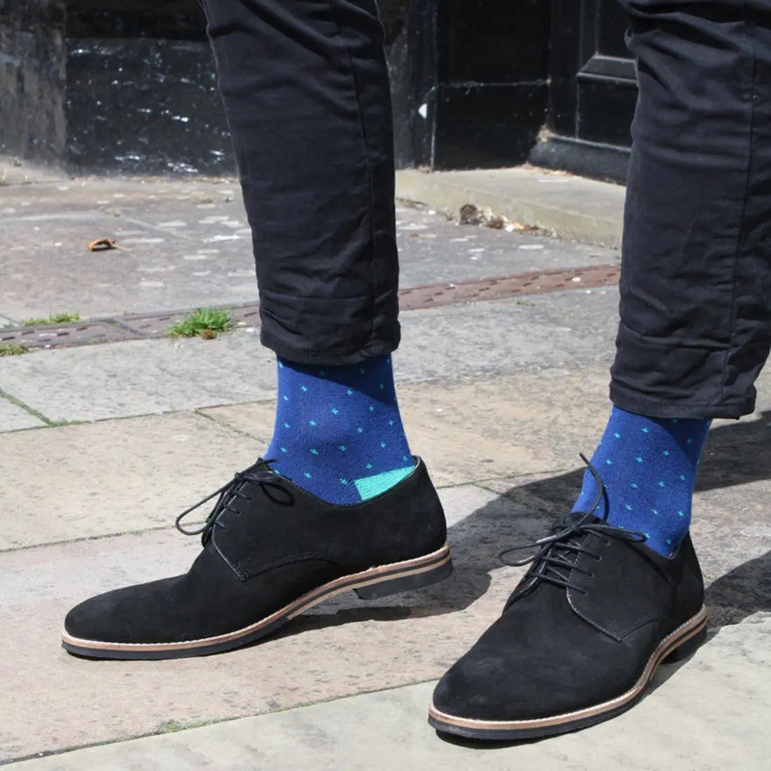 Spotted Green Bamboo Socks Swole Panda