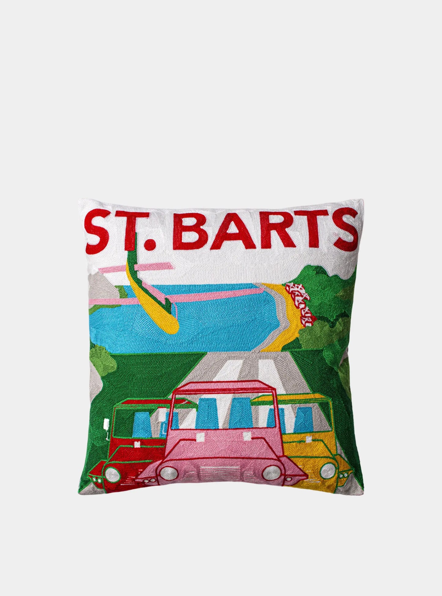 St. Barts Needlepoint Cushion The Pillow Drop