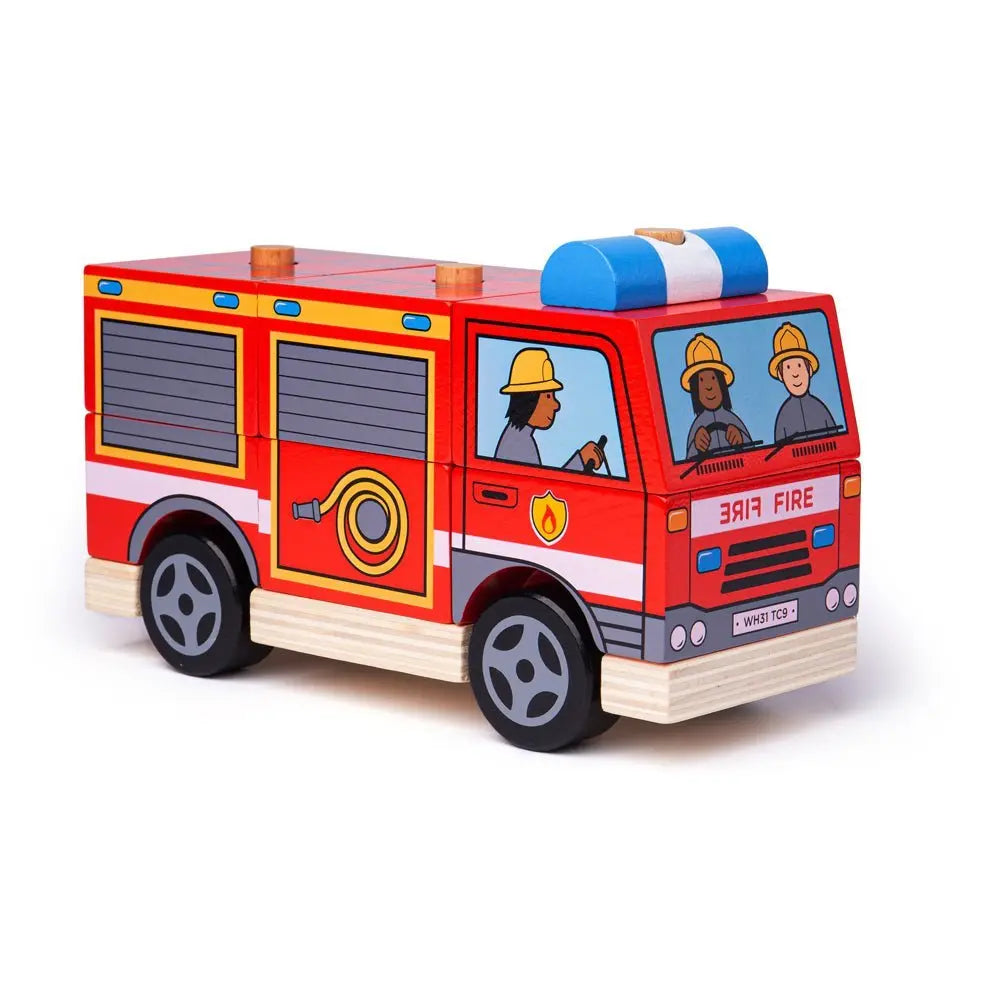 Stacking Fire Engine Toy Toby Tiger