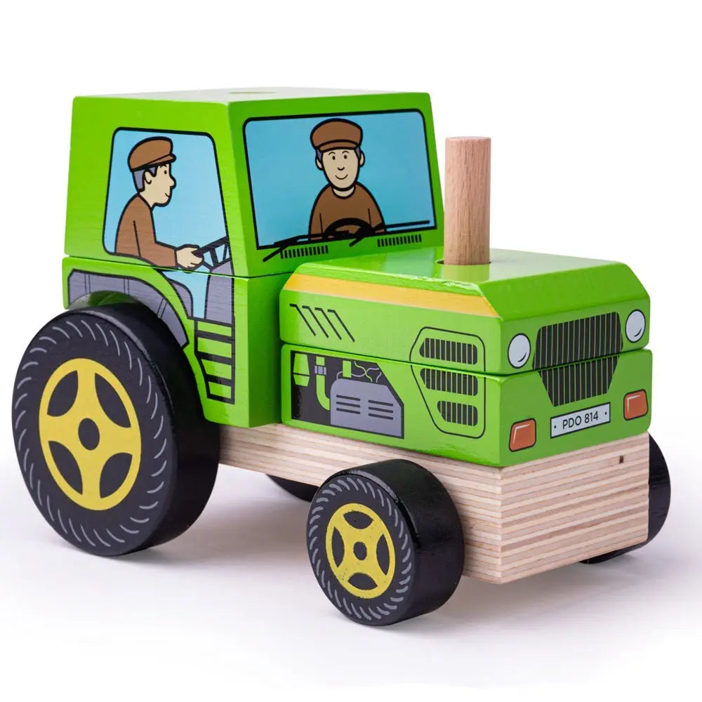 Stacking Tractor Toy Toby Tiger