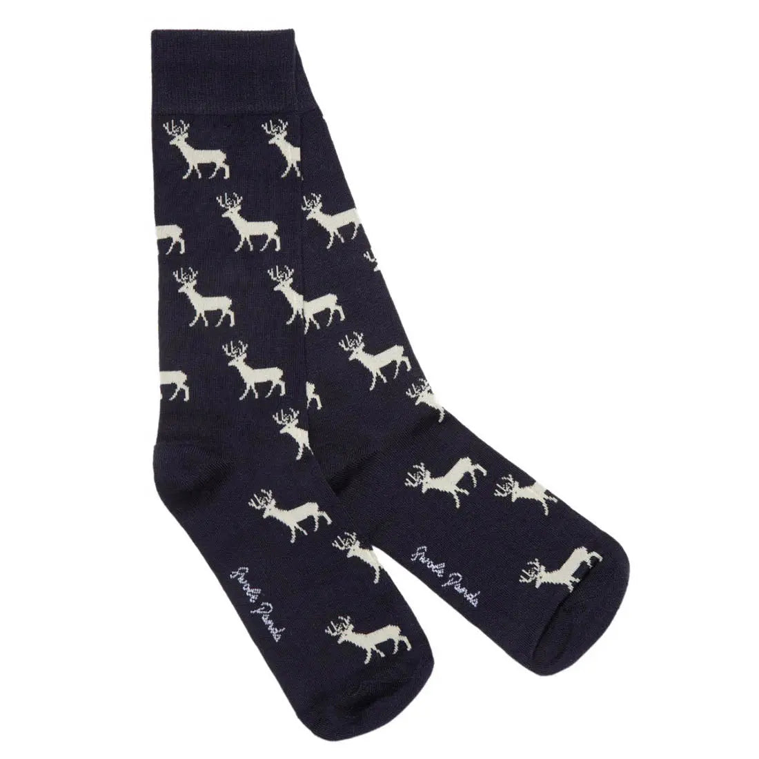 Stag Bamboo Socks (Comfort Cuff) Swole Panda