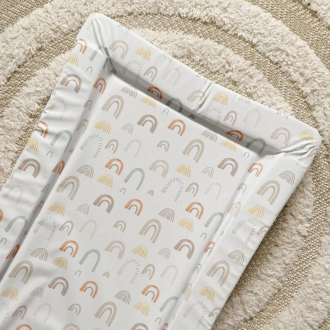 Standard Changing Mat - Abstract Rainbow Print Bobbin and Bumble