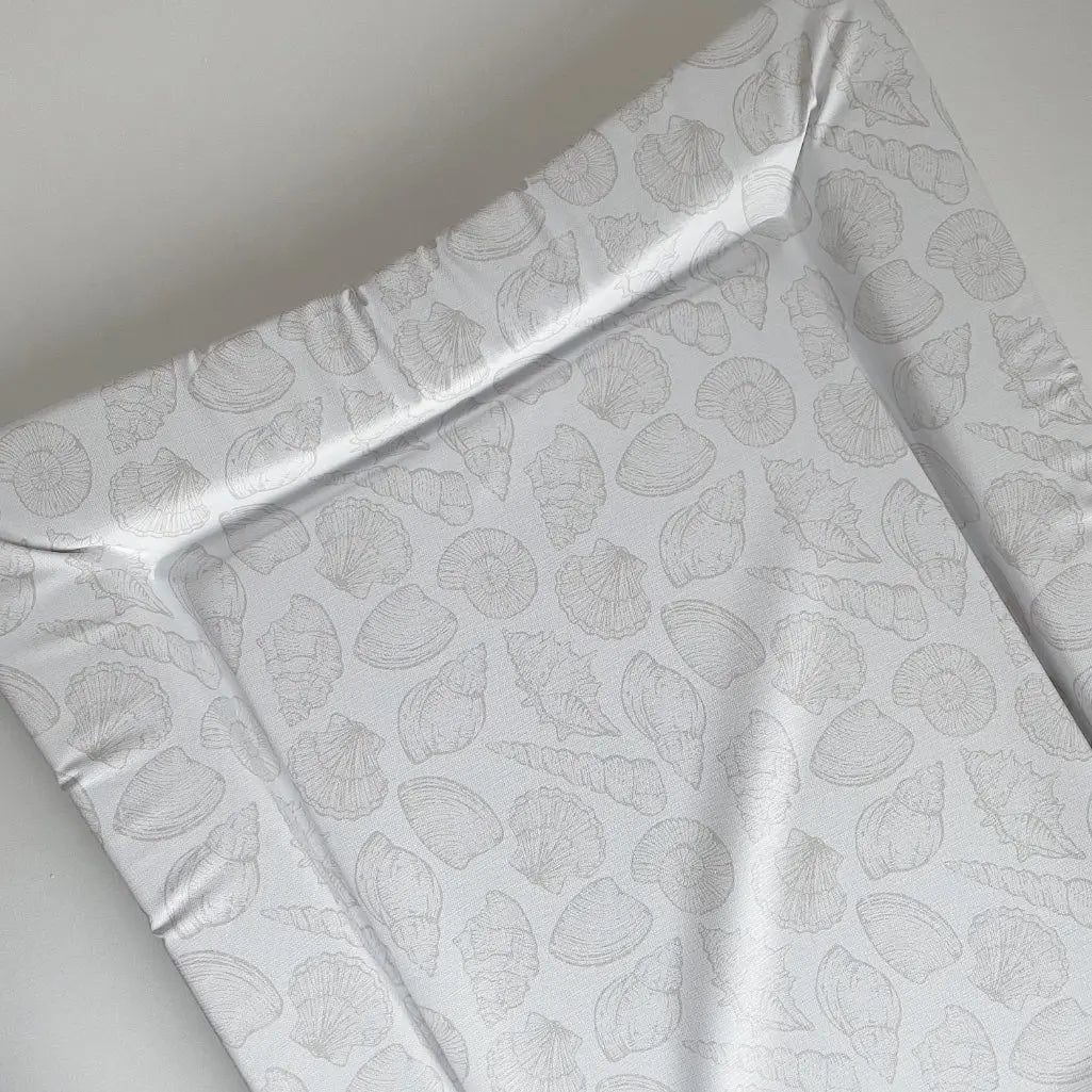 Standard Changing Mat - Seashell Print Bobbin and Bumble