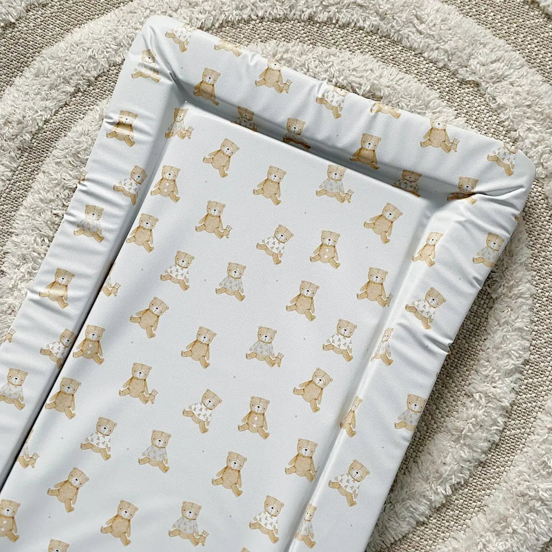 Standard Changing Mat - Teddy Bear Print Bobbin and Bumble