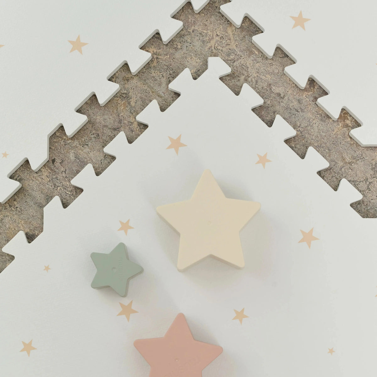 Star Playmat Set in Beige gus + beau