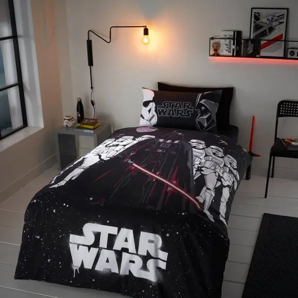 Star Wars Darth Vader Duvet Cover and Pillowcase Set Dunelm