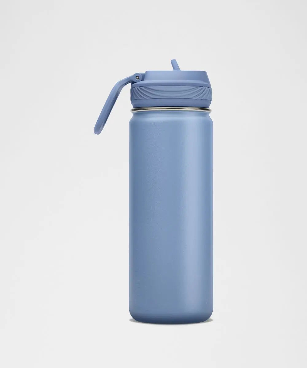Steel Blue Back to Life Sport Bottle 18oz Straw Lid Lululemon