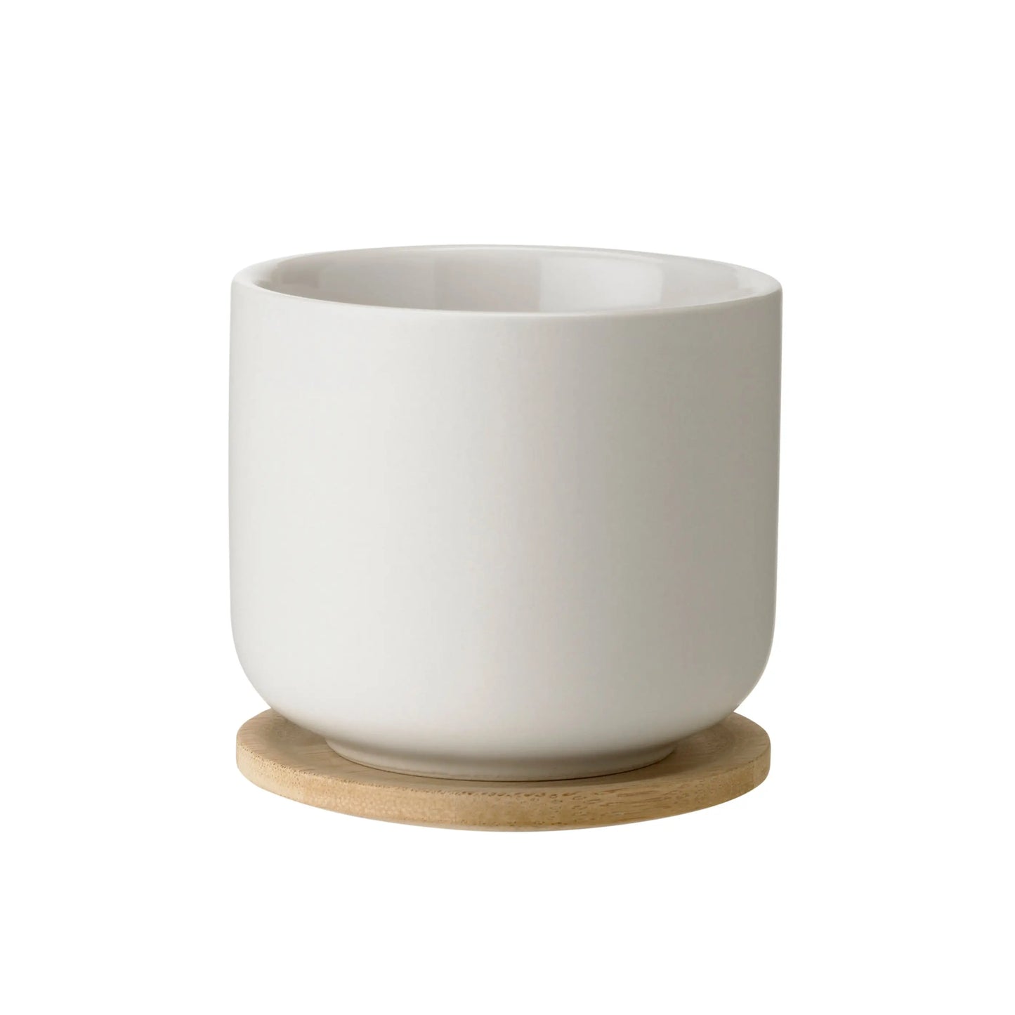 Stelton Theo Mug With Coaster Sand Stelton