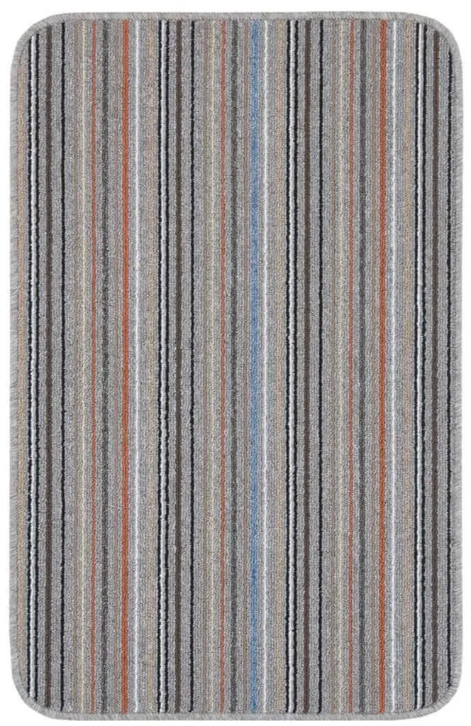 Stockholm Grey/Clay Washable Mat The Rugs