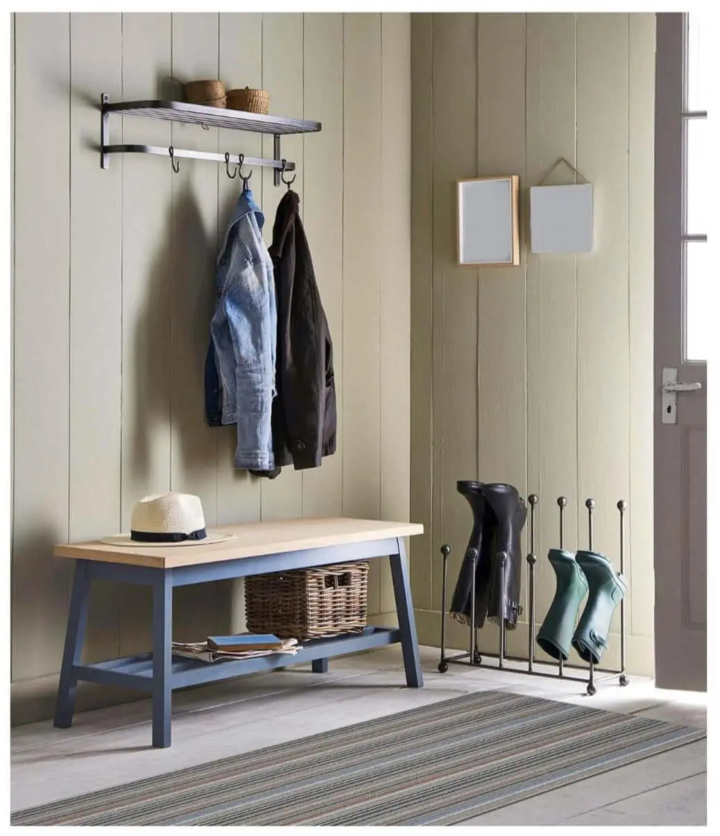 Stockholm Grey/Clay Washable Mat The Rugs