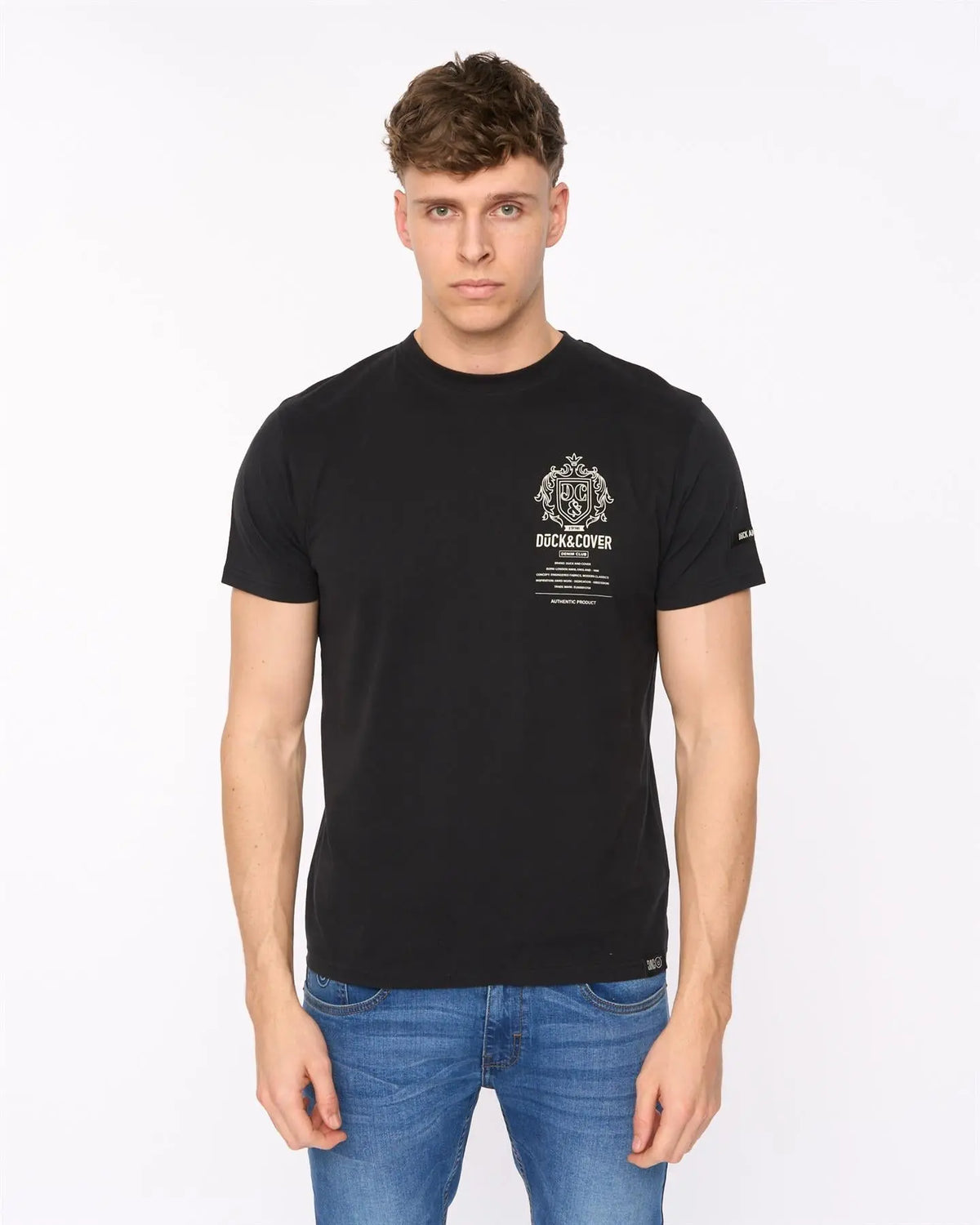 Stoneham T-Shirt Black Duck and Cover