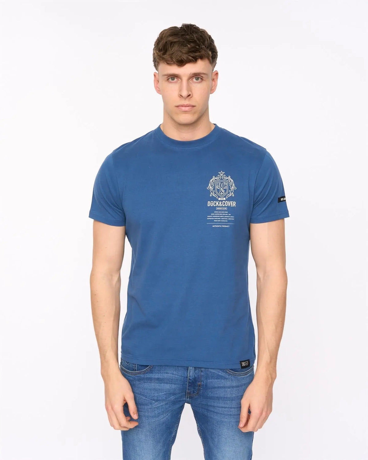 Stoneham T-Shirt Denim Blue Duck and Cover