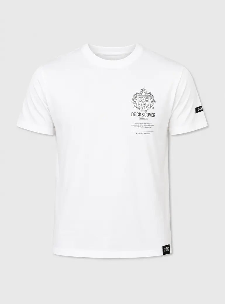 Stoneham T-Shirt White Duck and Cover