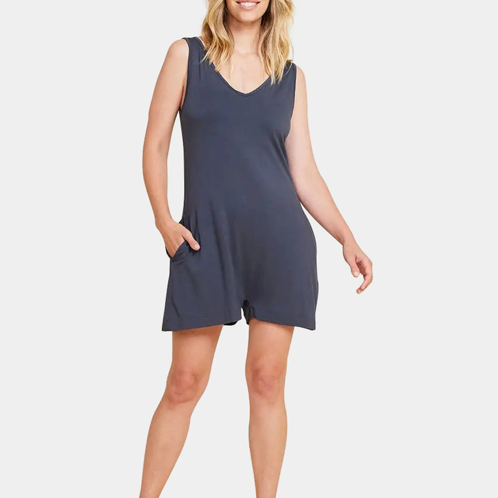 Storm Short Bamboo Romper Boody