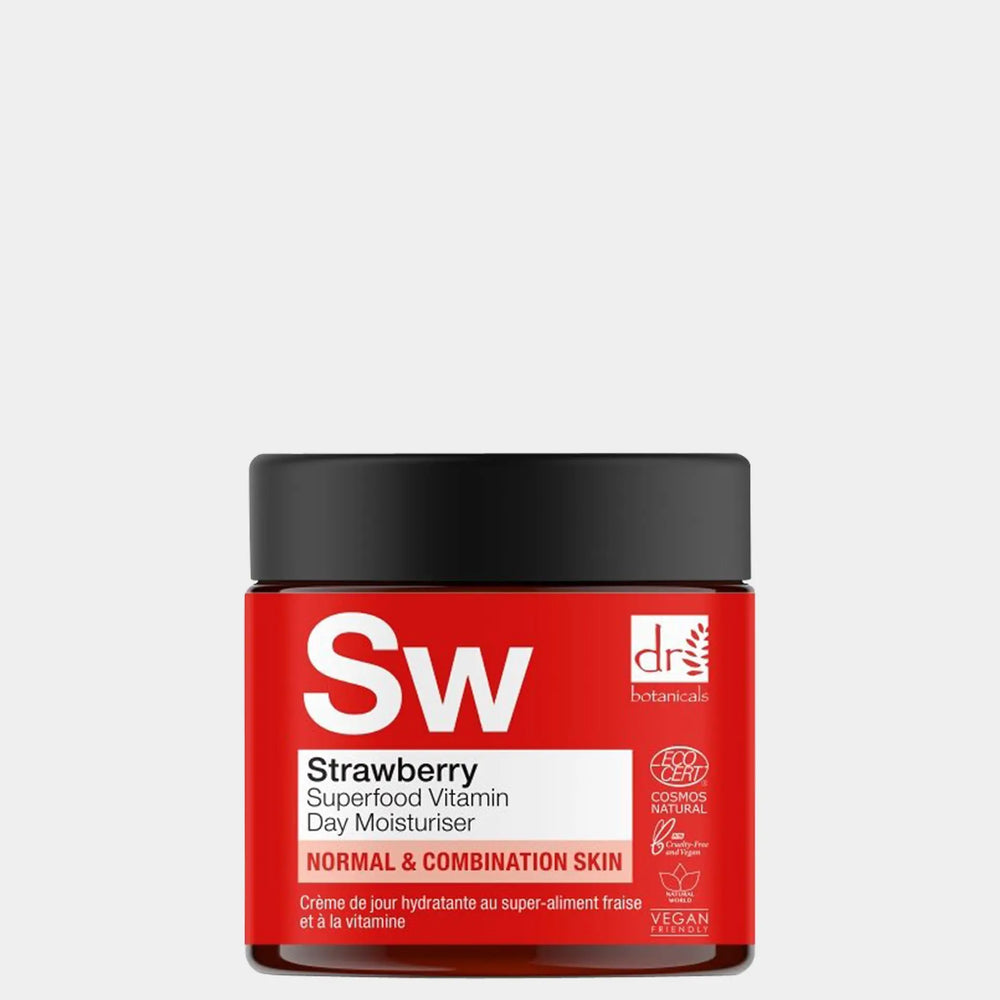 Strawberry Superfood Vitamin C Day Moisturiser 60ml Dr Botanicals