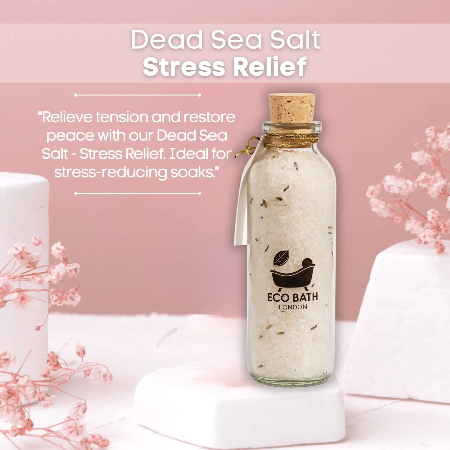 Stress Relief Dead Sea Salt (300g) Eco Bath London
