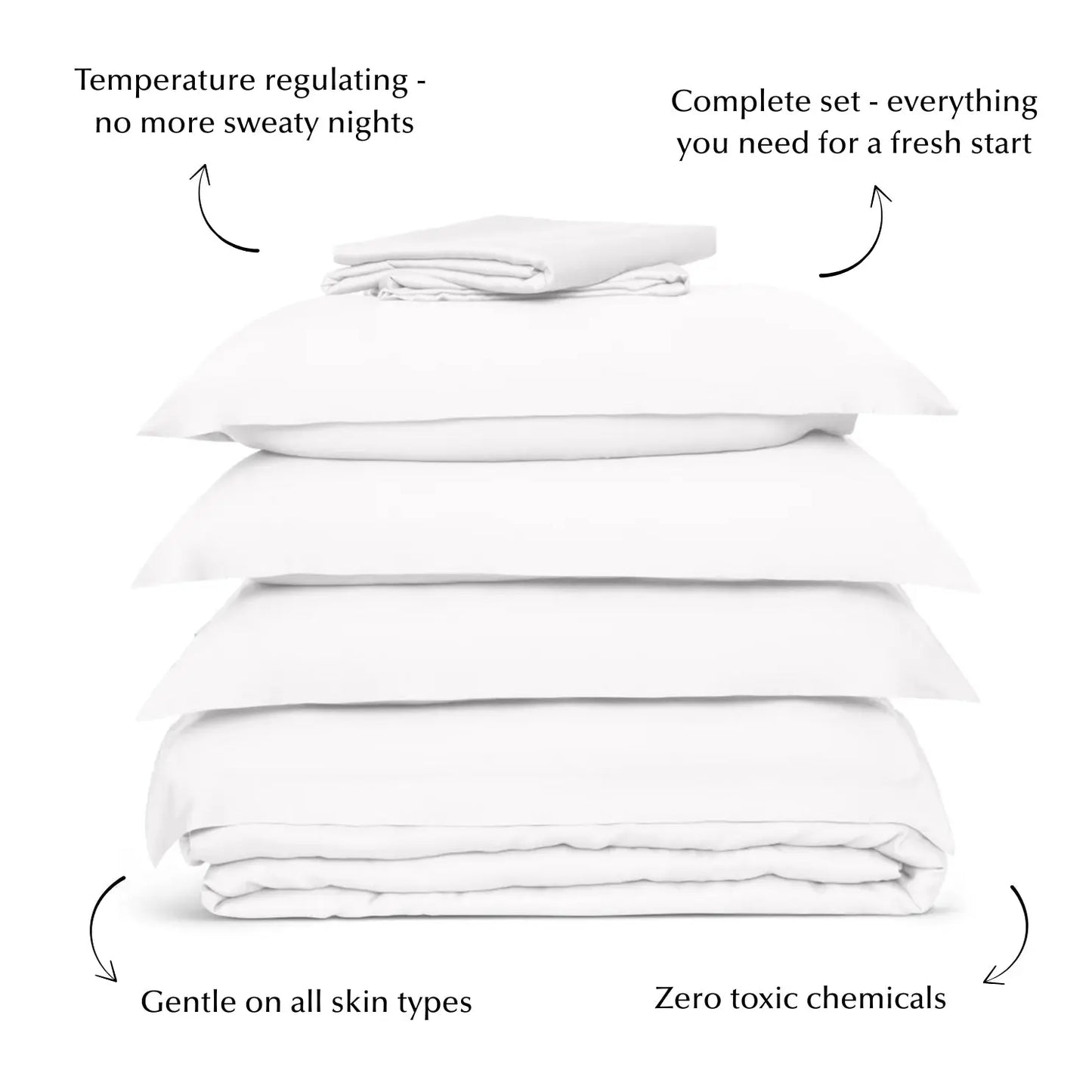 Summer Move In Bundle in White Ethical Bedding™