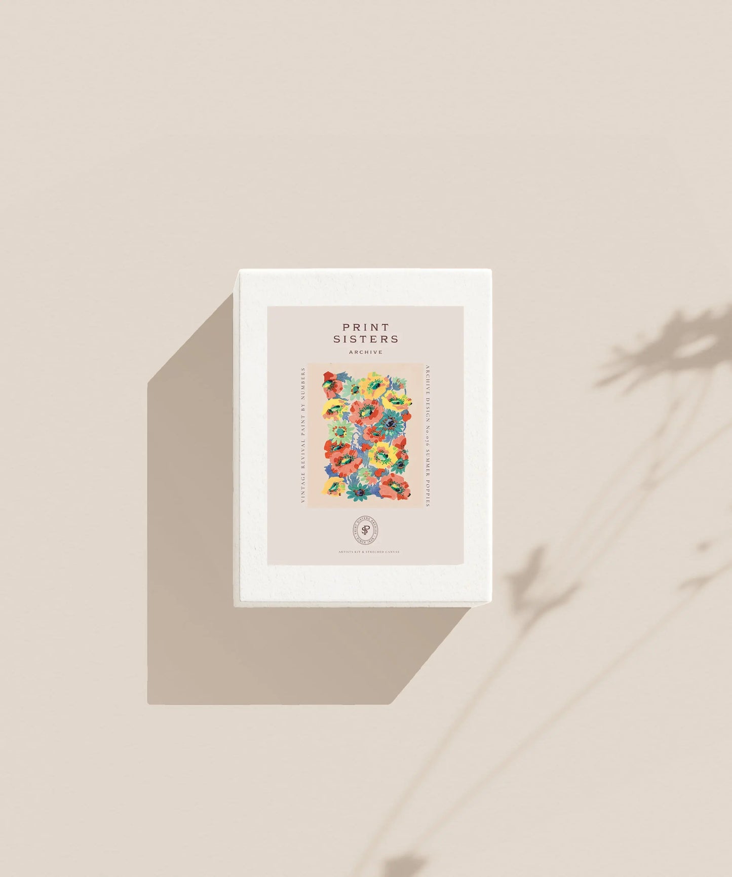 Summer Poppies - Paint By Numbers Kit Print~Sisters