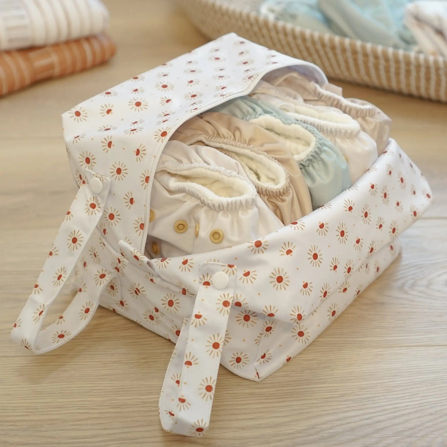 Summer Solstice Cloth Nappy Pod Modern Cloth Nappies
