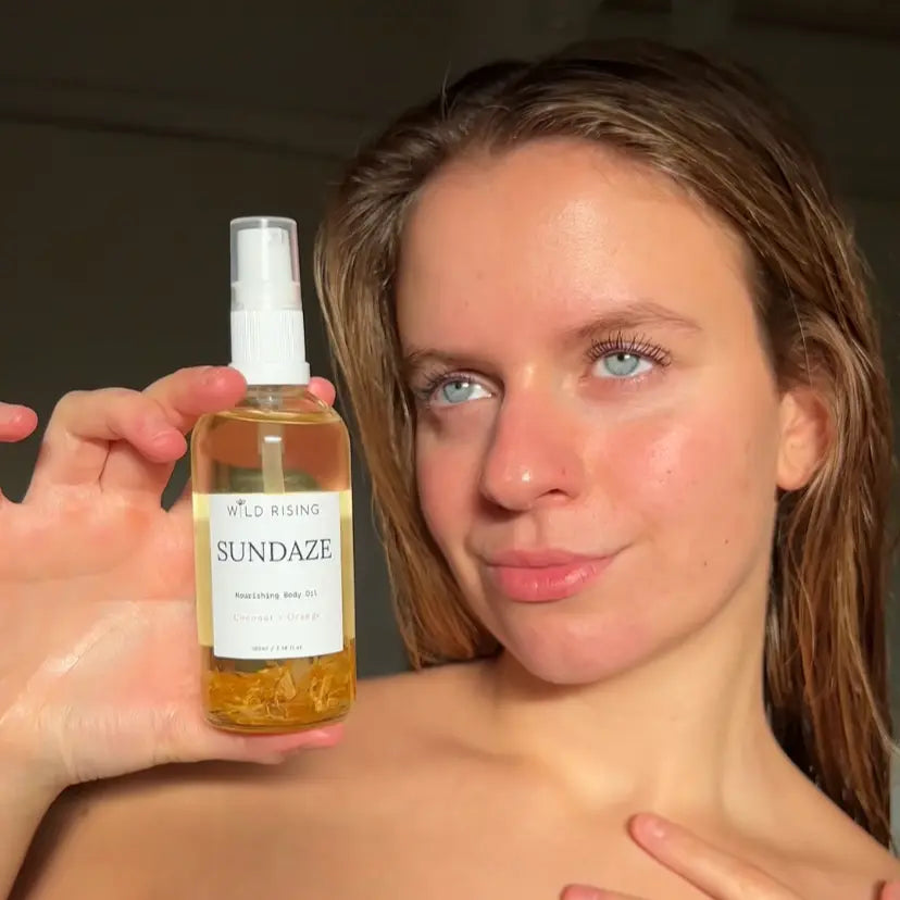 Sundaze - Coconut and Orange Body Oil Wild Rising Skincare