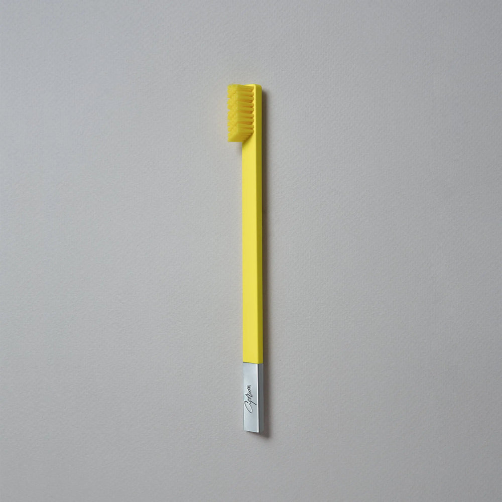 Sunflower Yellow Silver Toothbrush APRIORI