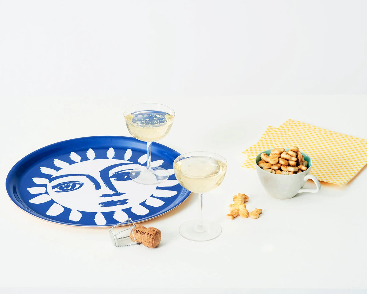 Sunne Cocktail Tray | Azure Stoff Studios