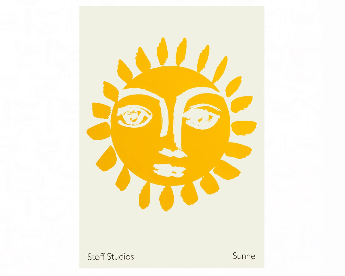 Sunne Print | Lemon Cream Stoff Studios