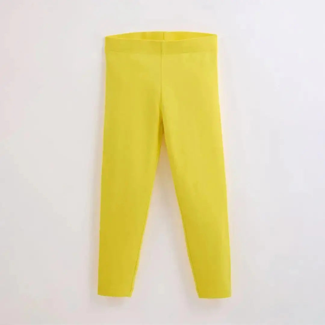 Sunshine Yellow Kids Organic Leggings ScandiBugs