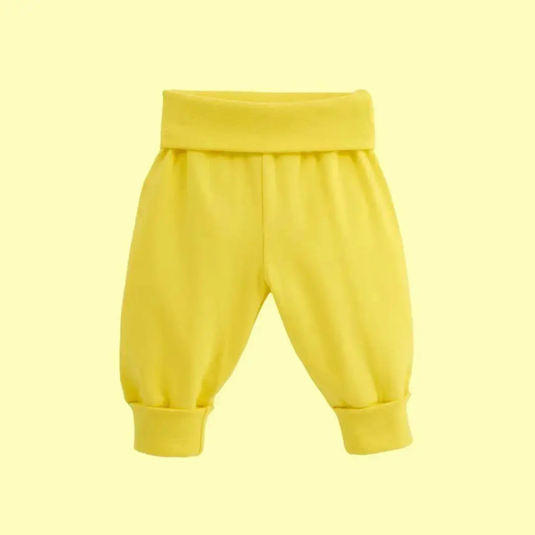 Sunshine Yellow Kids Organic Yoga Pants ScandiBugs