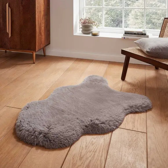 Super Teddy Sheepskin Rug Dunelm