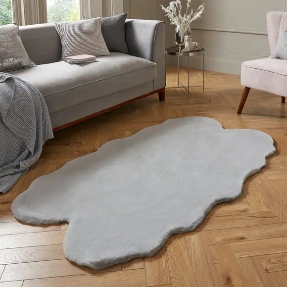 Supersoft Faux Fur Quad Rug Dunelm