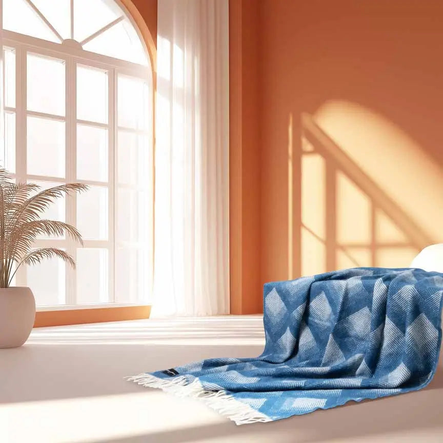 Swinging London Evening Tales - Pure New Wool Blanket Heating & Plumbing London