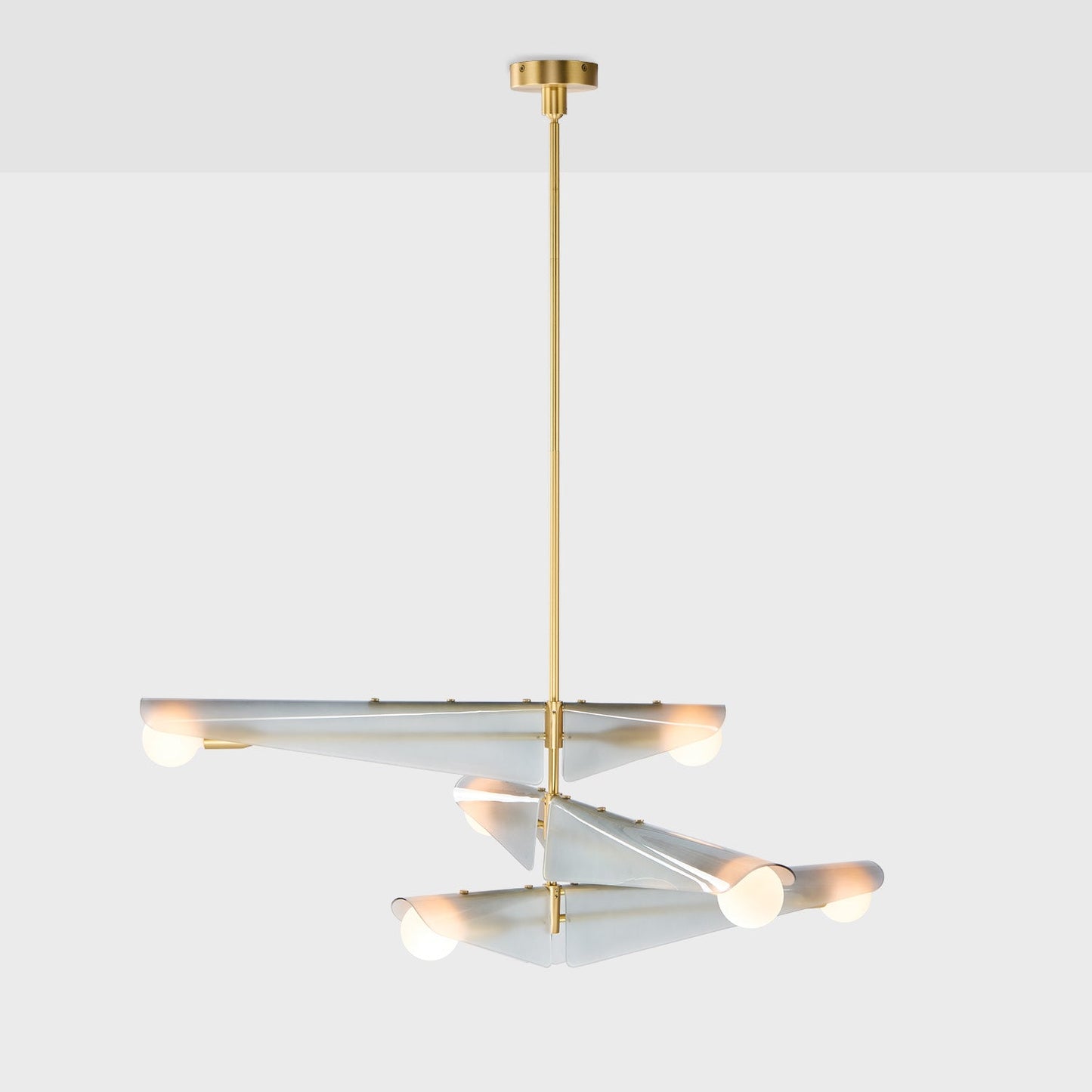 Sycamore Chandelier 3 Tiers in Dawn Grey Tala