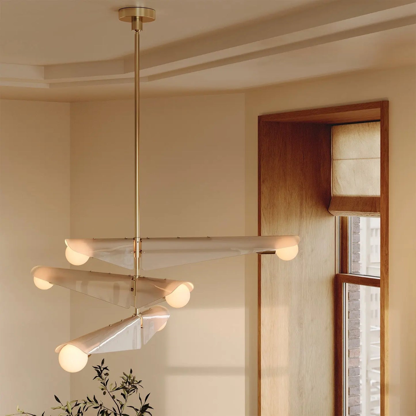 Sycamore Chandelier 3 Tiers in Dusk Pink Tala