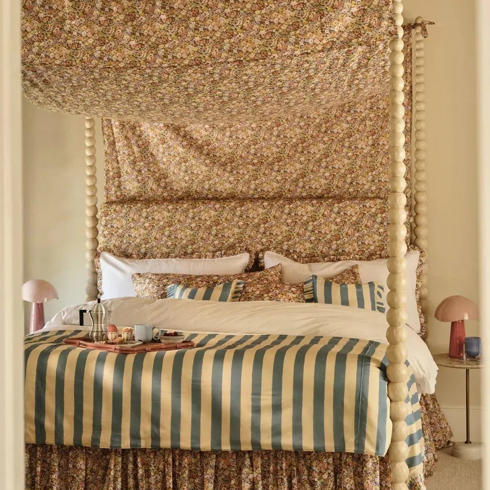 THORPE YELLOW Liberty Frill Edge White Bedding Coco & Wolf