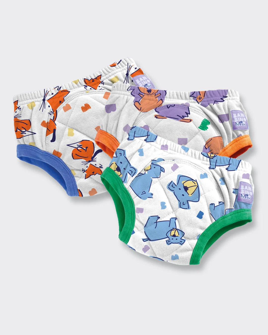 3 Pack Reusable Potty Training Pants with Cross-Stitch Bambino Mio (UK)