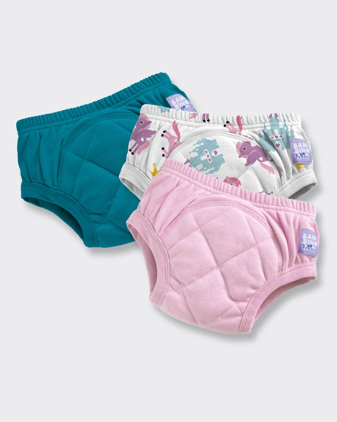 3 Pack Reusable Potty Training Pants with Cross-Stitch Bambino Mio (UK)