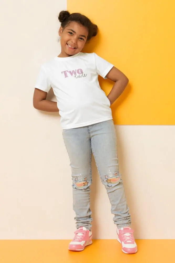 TWO cute 2nd Birthday T-Shirt Personalised Cozy Crew Club
