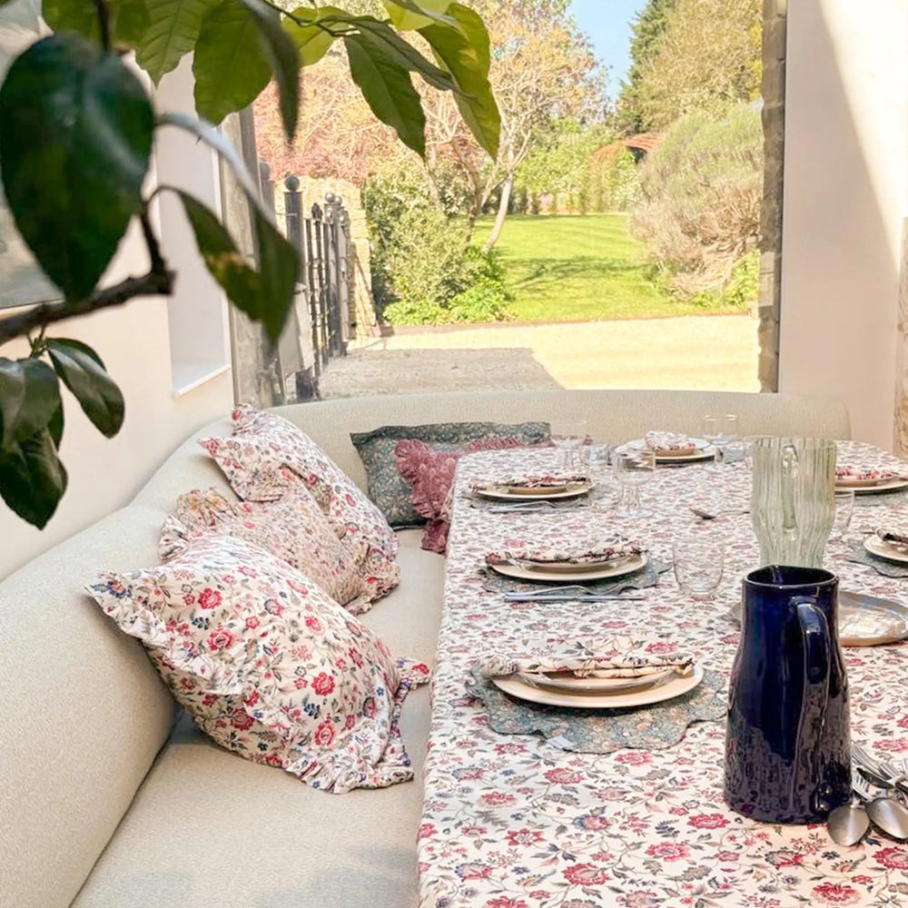 Tablecloth Made With Liberty Fabric EVA BELLE Coco & Wolf