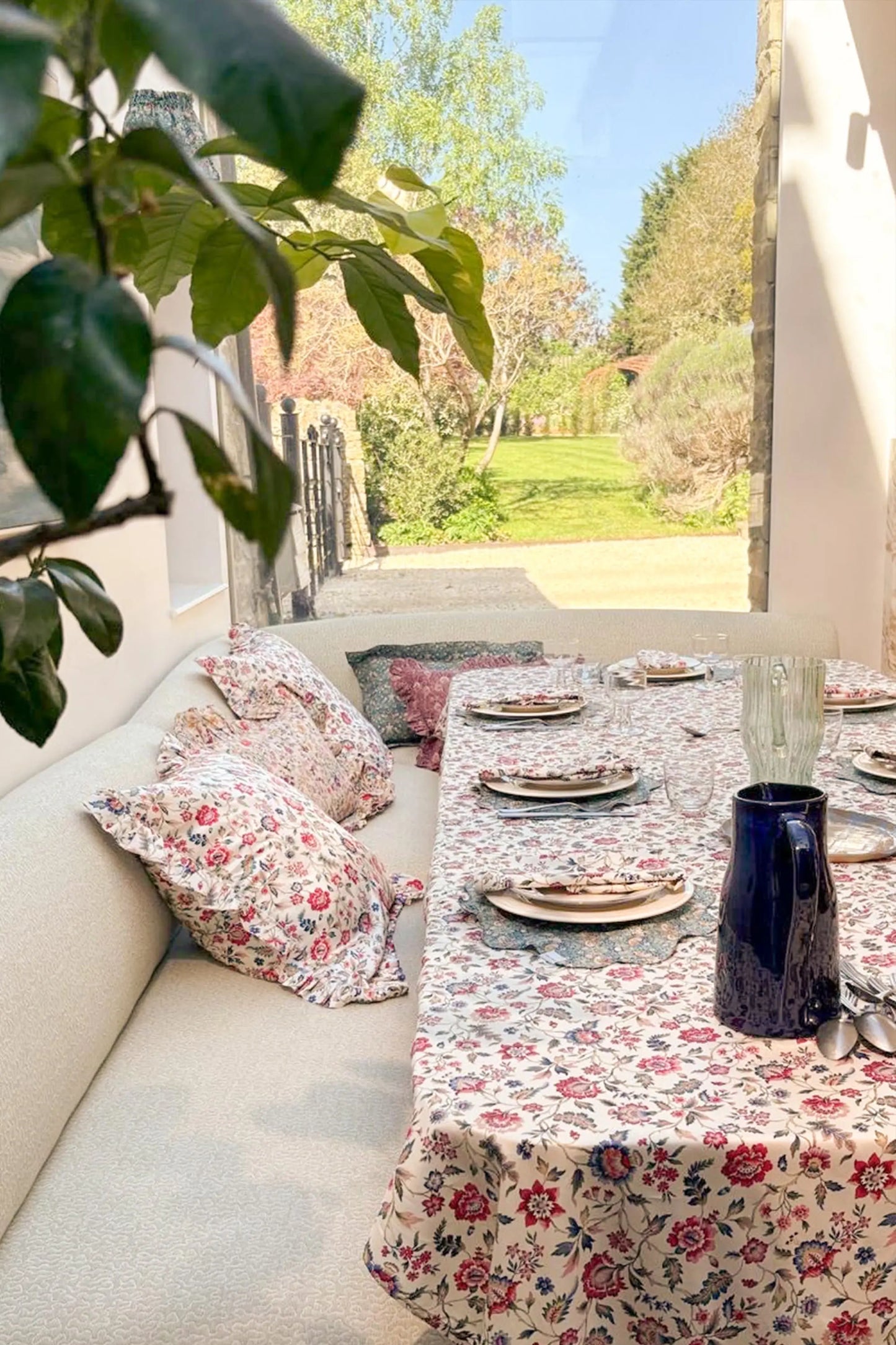 Tablecloth Made With Liberty Fabric EVA BELLE Coco & Wolf