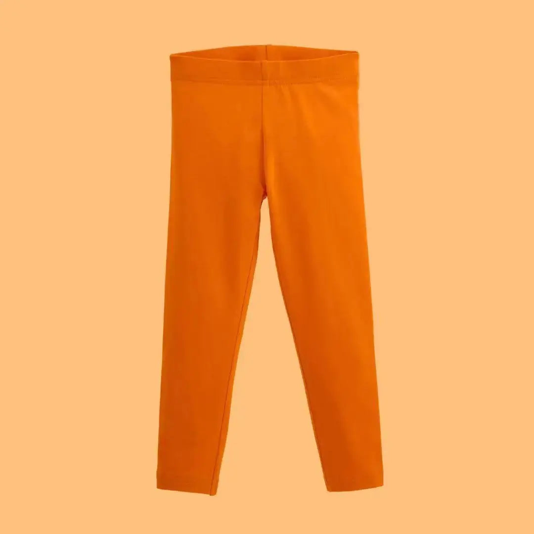 Tangelo Orange Kids Organic Leggings ScandiBugs