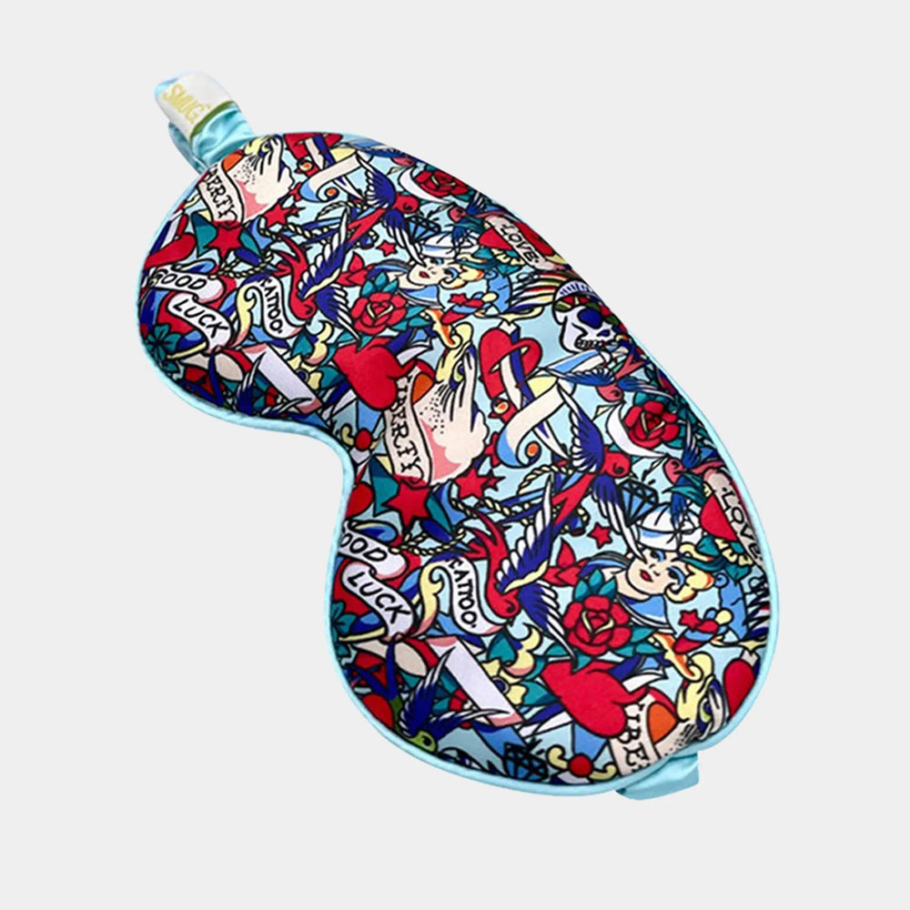 Tattoo Satin Sleep Mask SMUG