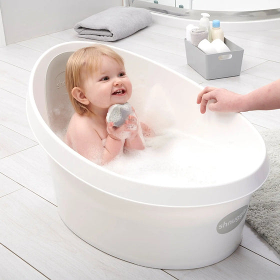 Taupe Shnuggle Toddler Bath Tub Shnuggle