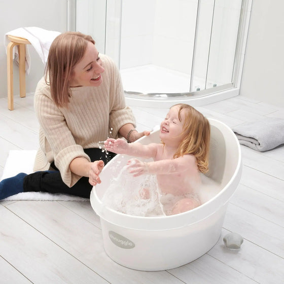 Taupe Shnuggle Toddler Bath Tub Shnuggle