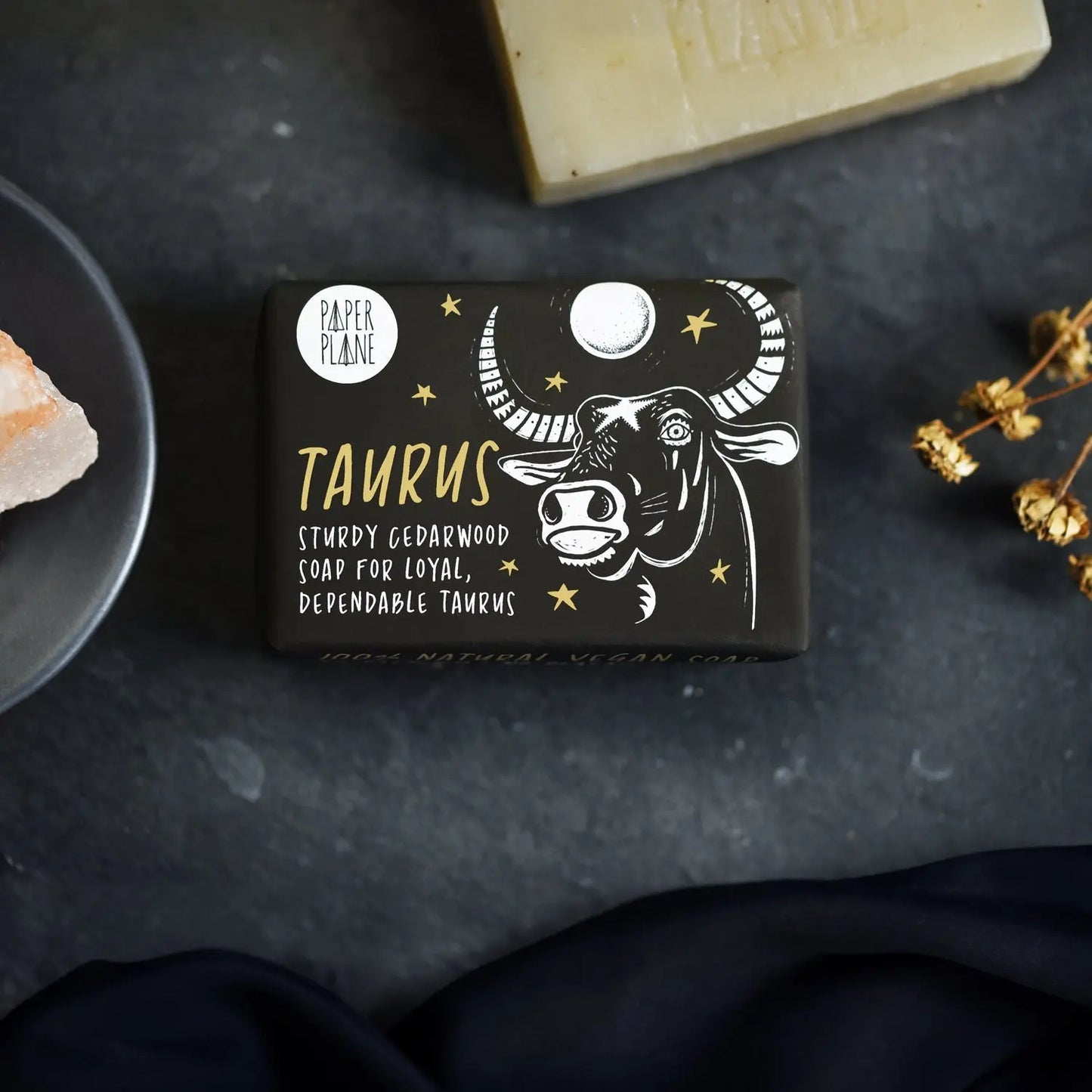 Taurus Star Sign Zodiac Bar - Natural and Vegan Horoscope Soap Paper Plane