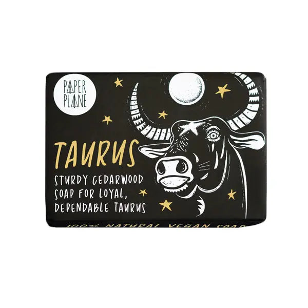 Taurus Star Sign Zodiac Bar - Natural and Vegan Horoscope Soap Paper Plane